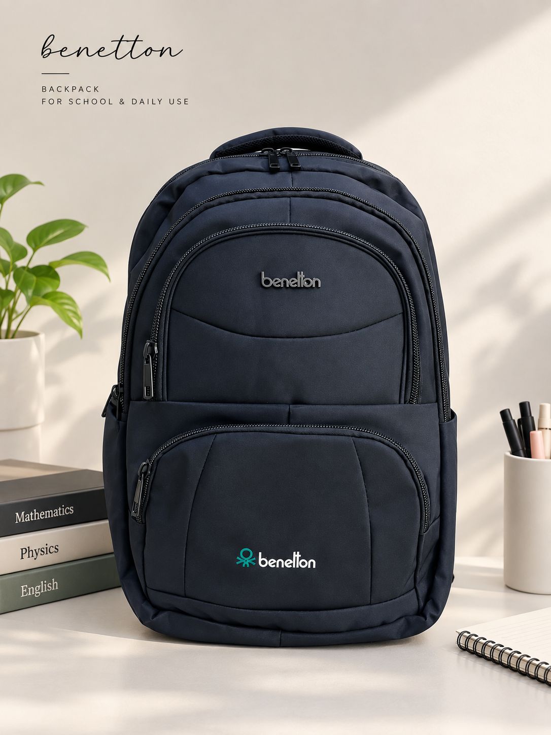 کوله‌پشتی مشکی Benetton