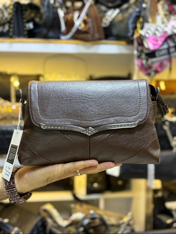 کیف دوشی زنانه چرم مجلسی و اسپرت