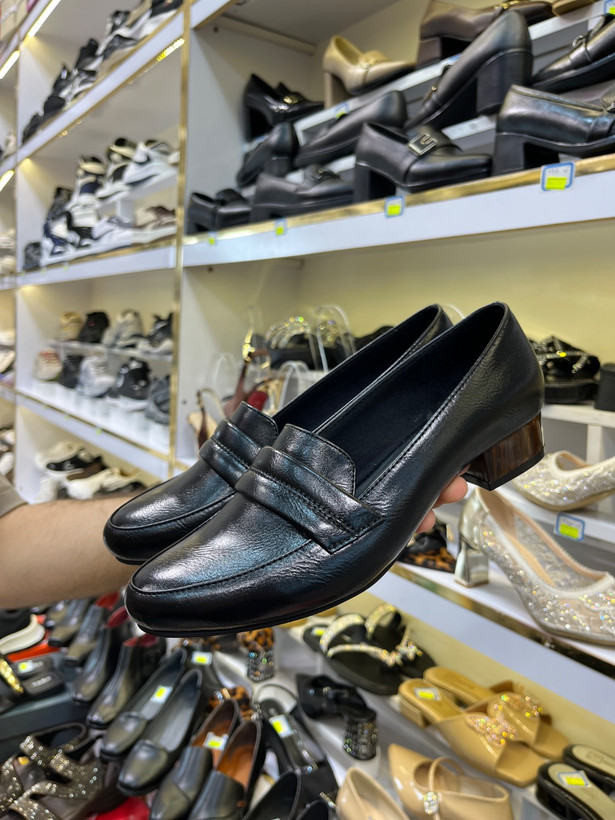 کفش زنانه پاشنه طرح چوب کد ۳۳۵